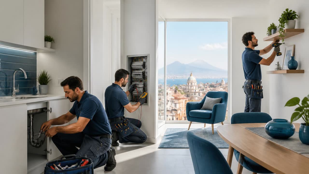 Problemi in casa a Napoli? Quale professionista chiamare Problemi in casa a Napoli? Quale professionista chiamare — guida MisuraPro
